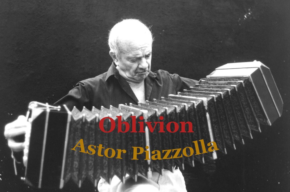 Oblivion — sheet music cover