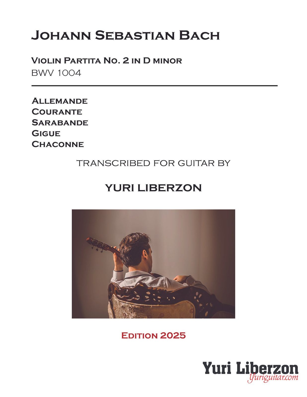 Violin Partita No. 2, BWV 1004 — sheet music cover